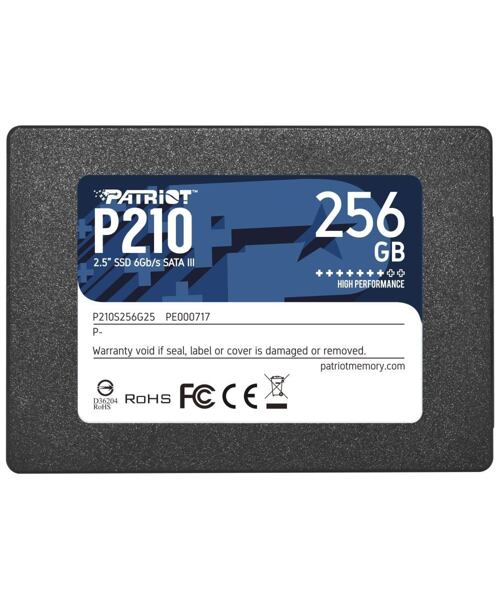 PATRIOT P210/256GB/SSD/2.5''/SATA/3R