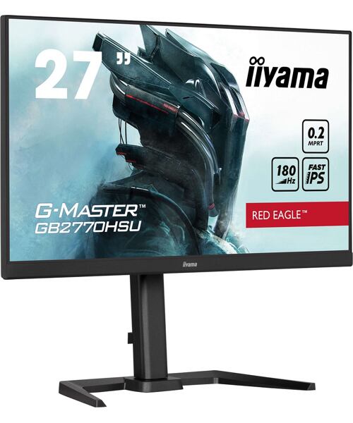iiyama G-Master/GB2770HSU-B6/27''/IPS/FHD/180Hz/0,2ms/Black/3R