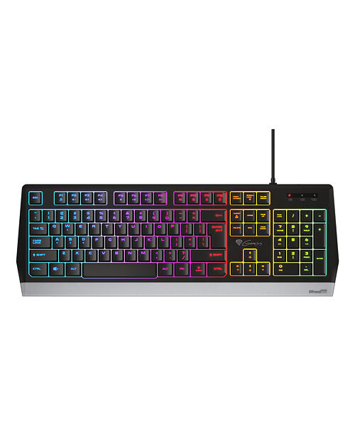 GENESIS Rhod 300 RGB klávesnice Hraní USB QWERTY Anglický Černá
