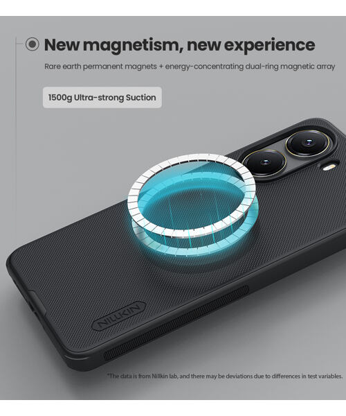 Nillkin Super Frosted PRO Magnetic Zadní Kryt pro Poco X7 Pro 5G Black