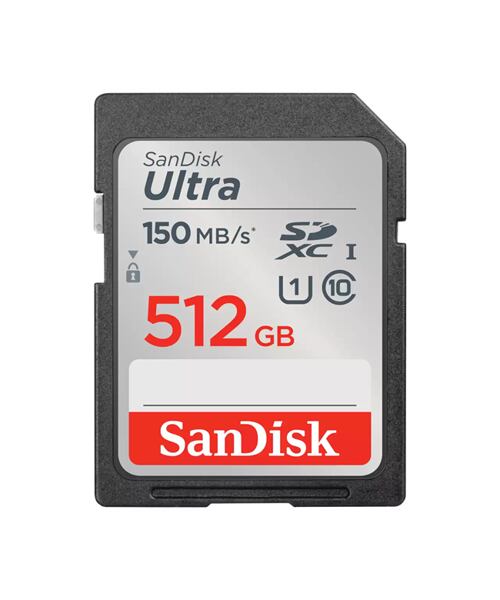 SanDisk Ultra SDXC 512GB 150MB/s Class10 UHS-I