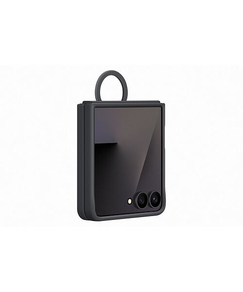 EF-PF766TBE Samsung Silikonový Kryt s Kroužkem pro Galaxy Z Flip 7 Black