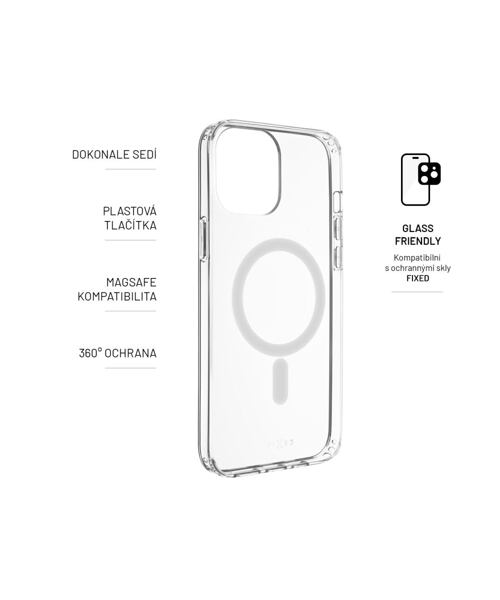 Zadní kryt FIXED MagPure s podporou MagSafe pro Samsung Galaxy Z Flip 7 5G, čirý