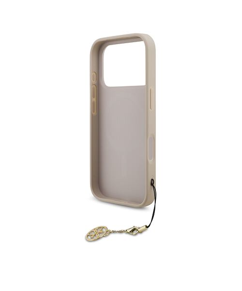 Guess 4G Charm MagSafe Zadní Kryt pro iPhone 17 Pro Tone on Tone Pink