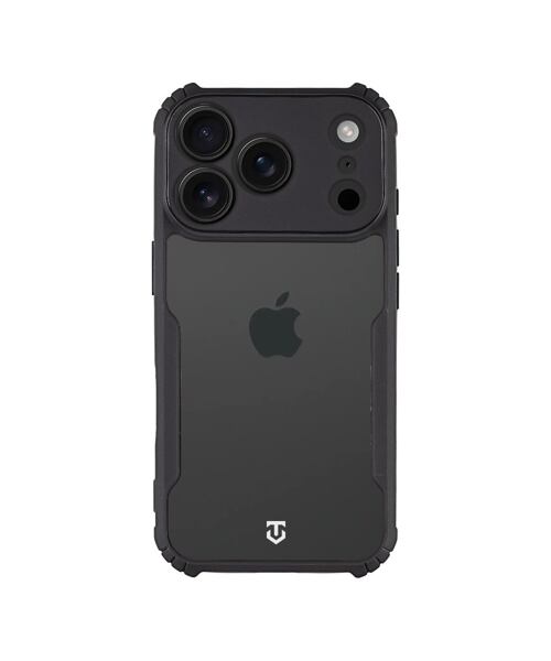 Tactical Quantum Stealth Kryt pro Apple iPhone 17 Pro Clear/Black