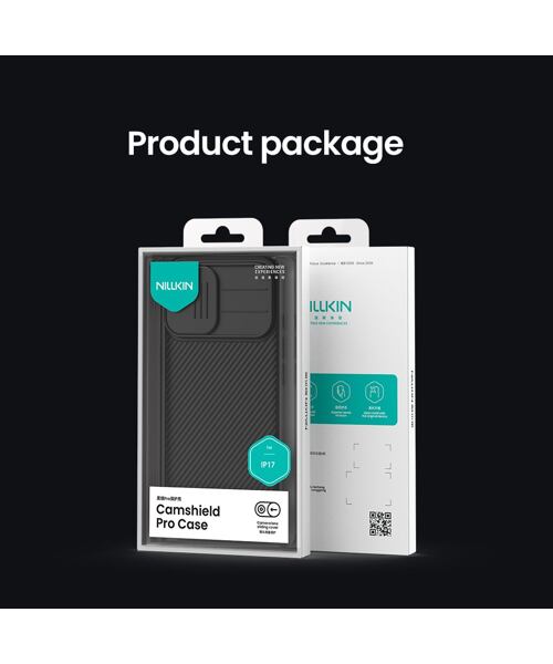 Nillkin CamShield PRO Zadní Kryt pro Apple iPhone 17 Black