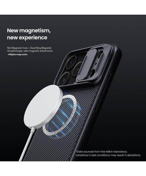 Nillkin CamShield PRO Magnetic Zadní Kryt pro Apple iPhone 17 Pro Max Black
