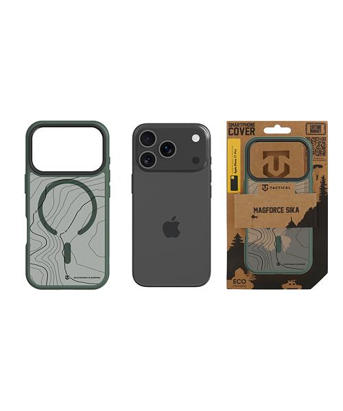 Tactical MagForce Hyperstealth Sika Kryt pro Apple iPhone 17 Pro Forest Green
