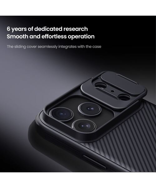 Nillkin CamShield PRO Magnetic Zadní Kryt pro Apple iPhone 17 Pro Black