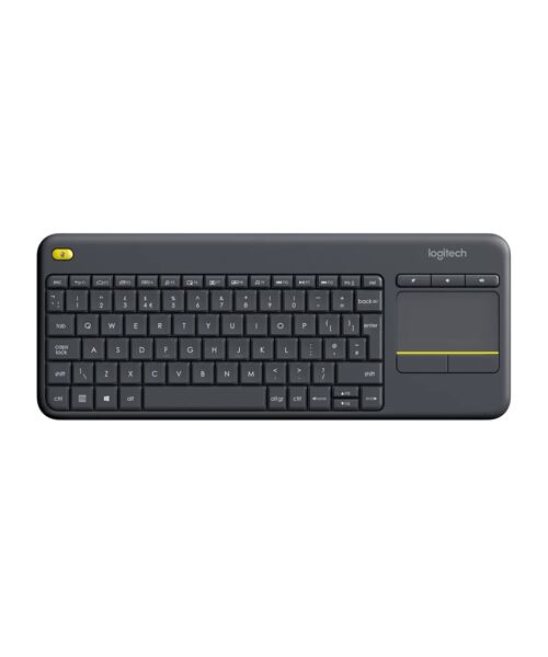 Logitech K400 plus/Bezdrátová USB/CZ-SK layout/Černá