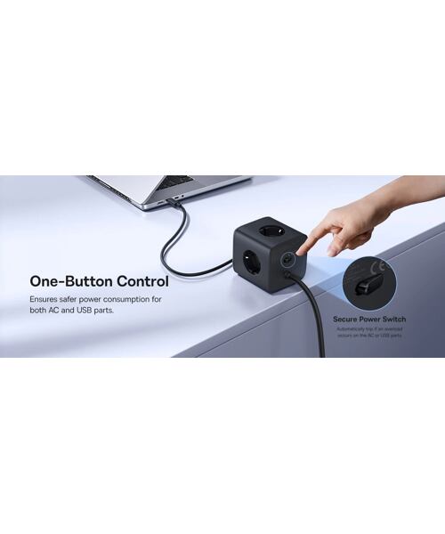 Baseus EnerFill FA11 6v1 Napájecí Kostka 67W Cosmic Black