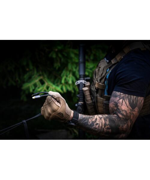 Tactical Fast Rope Aramid 2.0 Cable USB-A/USB-C 0.3m