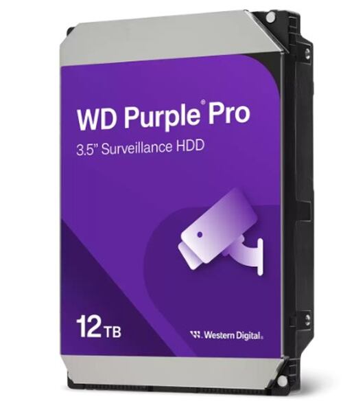 WESTERN DIGITAL HDD 12TB WD122PURP Purple Pro 256MB SATAIII