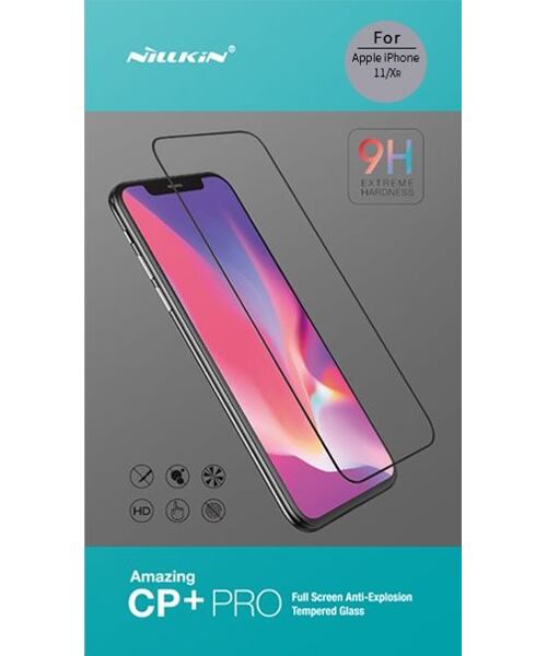 Nillkin Amazing CP+ Pro tvrzené sklo s rámečkem pro iPhone 11 / iPhone XR - černá