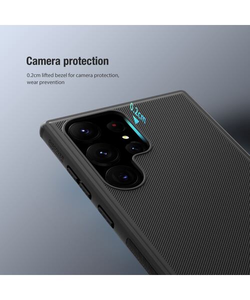 Nillkin Super Frosted PRO Zadní Kryt pro Samsung Galaxy S23 Ultra Red