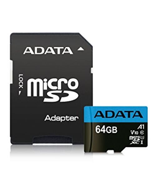 Adata/micro SDXC/64GB/UHS-I U1 / Class 10/+ Adaptér