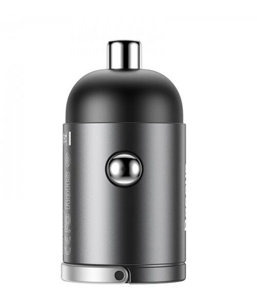 Baseus VCHX-B0G Tiny Star Quick Charge Nabíječka do Auta USB-C 30W Gray